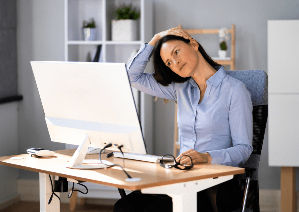 Simple Desk Exercises to Relieve Stress - Rewind Your Mind